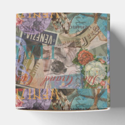 ヴェネツィアイタリア旅行ヴィンテージアカラフルート フェイバーボックス (上部)