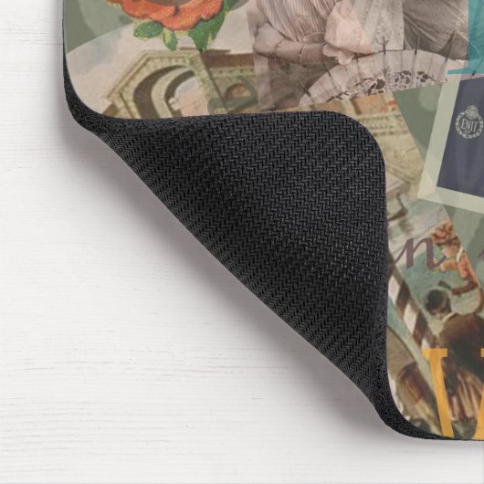 ヴェネツィアイタリア旅行ヴィンテージアカラフルート マウスパッド (コーナー)