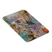 ヴェネツィアイタリア旅行ヴィンテージアカラフルート マグネット (右側)