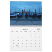ヴェネツィアイタリア暦 カレンダー (1月 2026)