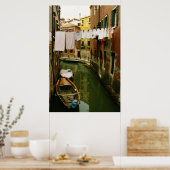 ヴェネツィアイタリア洗濯運河ポスター ポスター (キッチン)