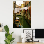 ヴェネツィアイタリア洗濯運河ポスター ポスター (ホームオフィス)