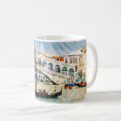 ヴェネツィアイタリア美しい地球の水の色の旅行アート コーヒーマグカップ (正面右)