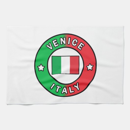 ヴェネツィアイタリア キッチンタオル (横)