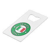 ヴェネツィアイタリア クレジットカード栓抜き (正面アングル)