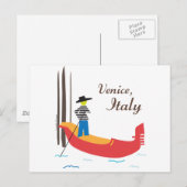 ヴェネツィアイタリア ポストカード (正面/裏面)