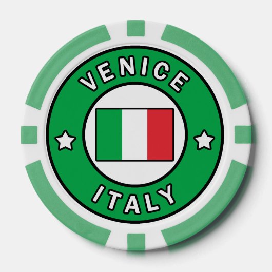 ヴェネツィアイタリア ポーカーチップ (正面)