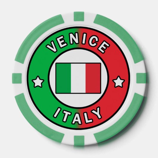 ヴェネツィアイタリア ポーカーチップ (正面)