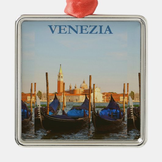 ヴェネツィアイタリア メタルオーナメント (正面)