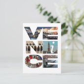 ヴェネツィアイタリア – ヴェネツィアイタリア旅行ウォールデカール ポストカード (スタンド正面)