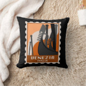 ヴェネツィアイタリア，ヴェネツィアイタリア，ヴィンテージ イタリアン クッション (ブランケット)