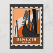 ヴェネツィアイタリア,ヴェネツィアイタリア,ヴィンテージ イタリアン シーズンポストカード (正面)