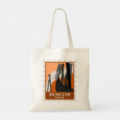 ヴェネツィアイタリア,ヴェネツィアイタリア,ヴィンテージ イタリアン トートバッグ (裏面)