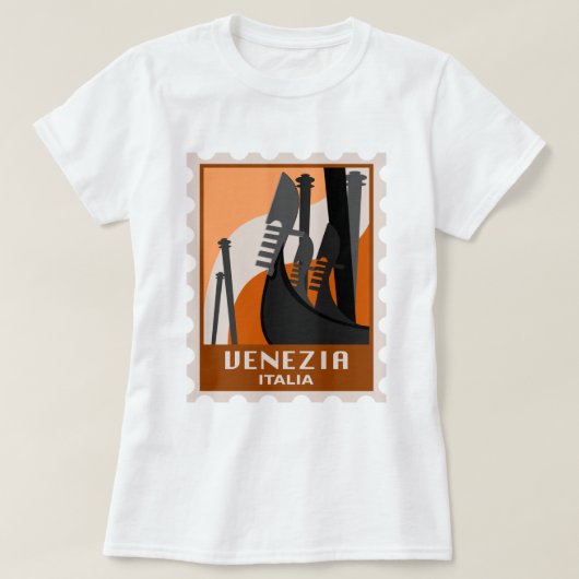 ヴェネツィアイタリア,ヴェネツィアイタリア,ヴィンテージ イタリアン Tシャツ (デザイン正面)