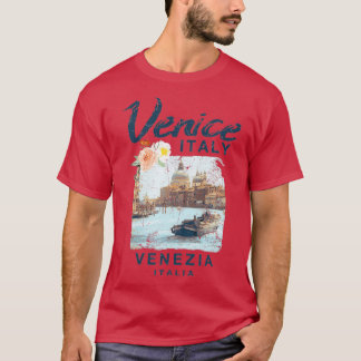 ヴェネツィアイタリアVeneziaイタリアVintage旅行 Tシャツ