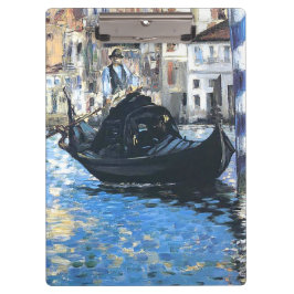 ヴェネツィアエドアードマネの大運河 クリップボード