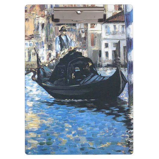 ヴェネツィアエドアードマネの大運河 クリップボード (正面)