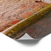 ヴェネツィアカナルアーキテクチャリストランテ通り ポスター (角)