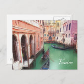 ヴェネツィアカナルカスタムポストカード ポストカード (正面/裏面)