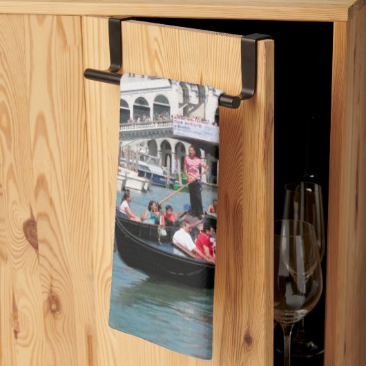 ヴェネツィアカナルキッチンタオル キッチンタオル (三つ折り)