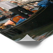 ヴェネツィアカナルゴンドラプリント ポスター (角)