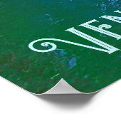 ヴェネツィアカナルゴンドラ覆われたスカイウォークパラッツォ ポスター (角)