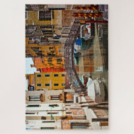 ヴェネツィアカナルブリッジボーツイタリアトラベルヨーロッパ ジグソーパズル