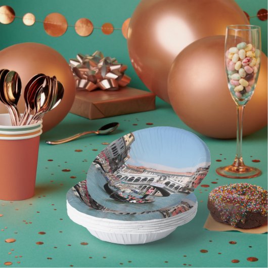 ヴェネツィアカナル紙ボウル ペーパーボウル (複数)