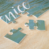 ヴェネツィアカナル&ゴンドラ,ヴェネツィアイタリア ジグソーパズル (側面)