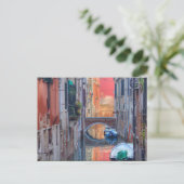 ヴェネツィアカラフルの印象イタリア ポストカード (スタンド正面)