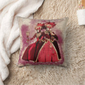 ヴェネツィアカーニバルのマスクと衣装。 クッション (ブランケット)