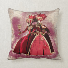 ヴェネツィアカーニバルのマスクと衣装。 クッション