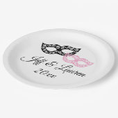 ヴェネツィアカーニバルカスタムマイタリアンスク結婚ズ ペーパープレート (アングル)