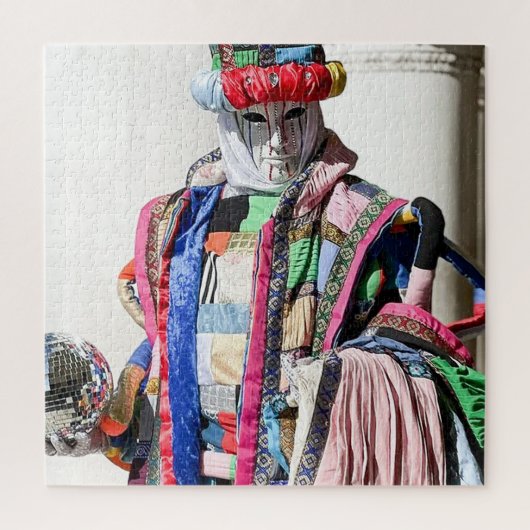 ヴェネツィアカーニバルスペクタブルカラーポストカード ジグソーパズル (縦)