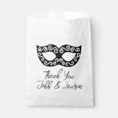 ヴェネツィアカーニバルマスクカスタムウェディング フェイバーバッグ (正面)