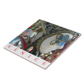 ヴェネツィアカーニバルマスクセラミックタイル タイル (側面)