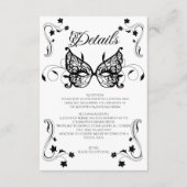 ヴェネツィアカーニバルマスクビクトリアンフラ華美リッシュ エンクロージャーカード (正面)