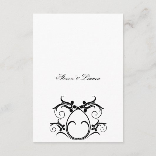 ヴェネツィアカーニバルマスクビクトリアンフラ華美リッシュ エンクロージャーカード (裏面)