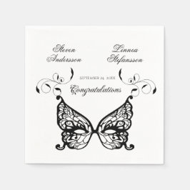 ヴェネツィアカーニバルマスクビクトリアンフラ華美リッシュ スタンダードカクテルナプキン