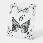 ヴェネツィアカーニバルマスクビクトリアンフラ華美リッシュ 台座サイン (正面)