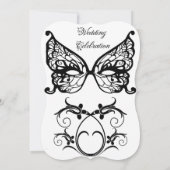 ヴェネツィアカーニバルマスクビクトリアンフラ華美リッシュ 招待状 (裏面)