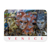ヴェネツィアカーニバルマスク冷蔵庫用マグネット マグネット (横)