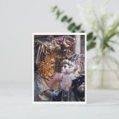 ヴェネツィアカーニバルマスク~イタリアンフェスティバル ポストカード (スタンド正面)