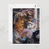 ヴェネツィアカーニバルマスク~イタリアンフェスティバル ポストカード (正面/裏面)