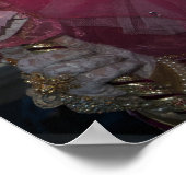 ヴェネツィアカーニバルマスク ポスター (角)