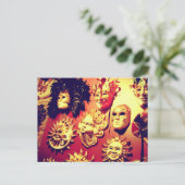 ヴェネツィアカーニバルマスク ポストカード (スタンド正面)