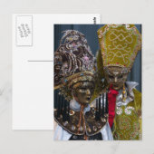 ヴェネツィアカーニバルマスク ポストカード (正面/裏面)