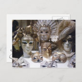 ヴェネツィアカーニバルマスク ポストカード (正面/裏面)