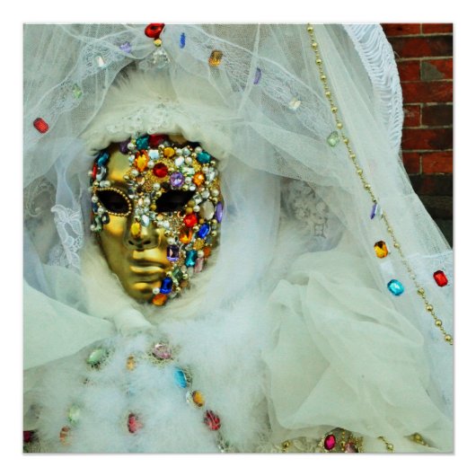 ヴェネツィアカーニバル光沢ポスター ポスター (正面)