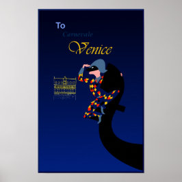 ヴェネツィアカーニバル旅行ポスター ポスター
